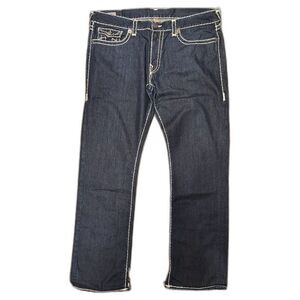 True Religion Dark Wash Super T Straight Fit Ricky Jeans sz40